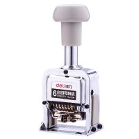 得力7506/7508/7510號碼機6位/8位/10位數(shù)字機自動打碼機號碼印數(shù)字印日期章頁碼機