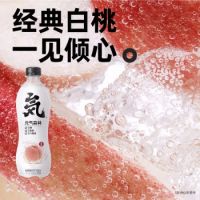 元氣森林 白桃味飲料無糖無熱量蘇打氣泡水480ml*6瓶